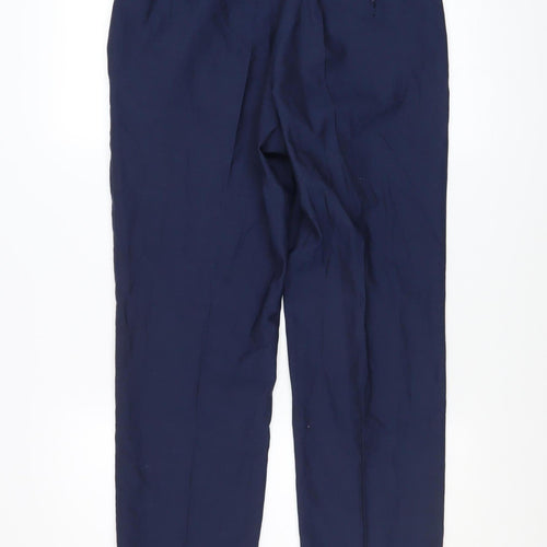 Marks and Spencer Men's Blue Wool Blend Dress Trousers 32W 29L