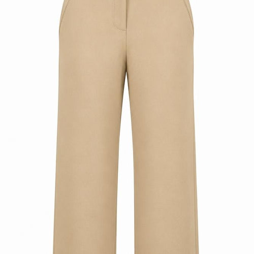 Hobbs Women’s Beige Wide-Leg Tailored Trousers Size 8