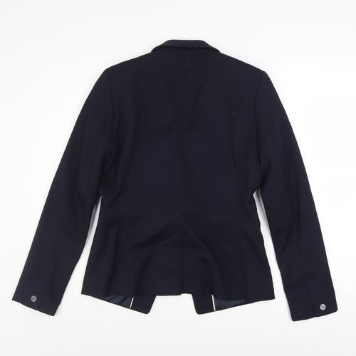 Next Tailoring Navy Women's Size 10 Regular Single-Breasted Blazer Jacket