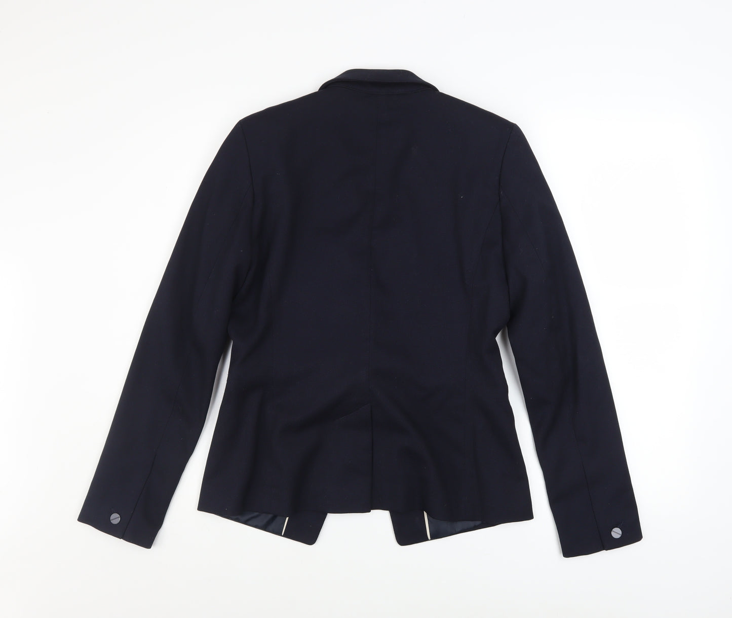 Next Tailoring Navy Women's Size 10 Regular Single-Breasted Blazer Jacket