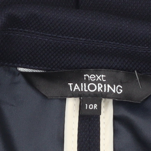 Next Tailoring Navy Women's Size 10 Regular Single-Breasted Blazer Jacket