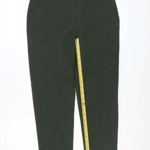 ASOS Women’s Green Slim Tapered Trousers Size 8 Workwear Style