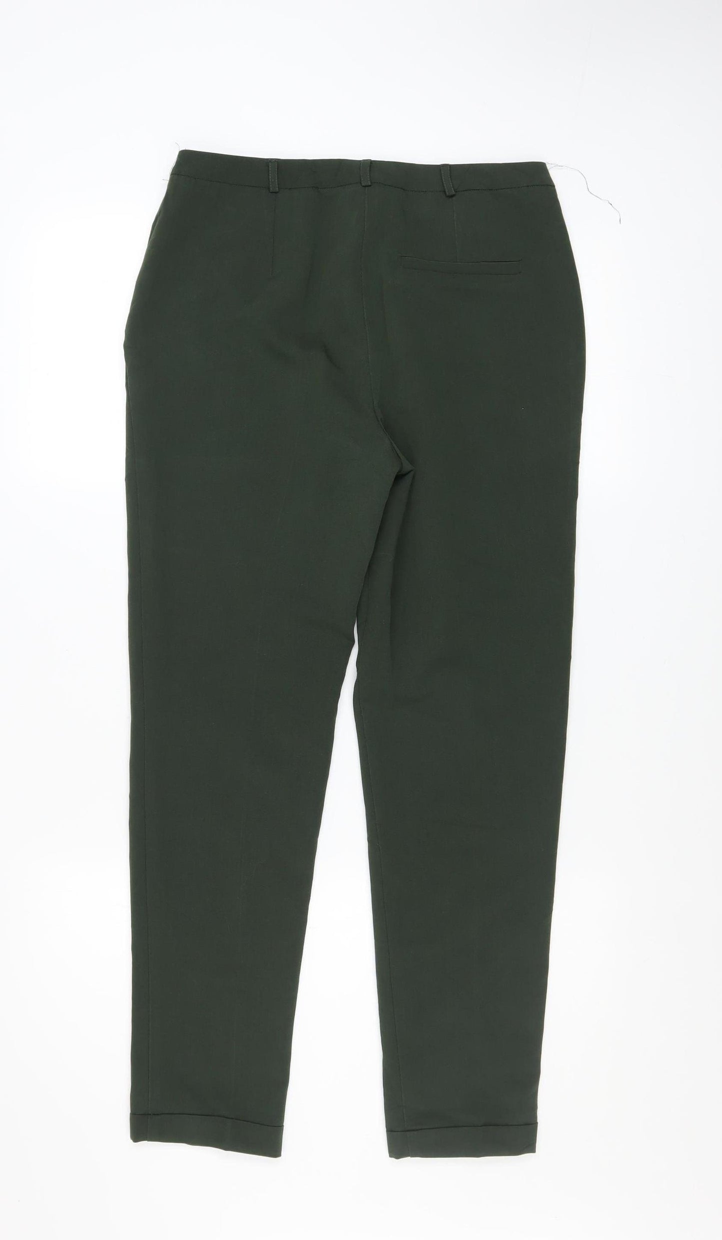 ASOS Women’s Green Slim Tapered Trousers Size 8 Workwear Style