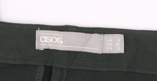 ASOS Women’s Green Slim Tapered Trousers Size 8 Workwear Style