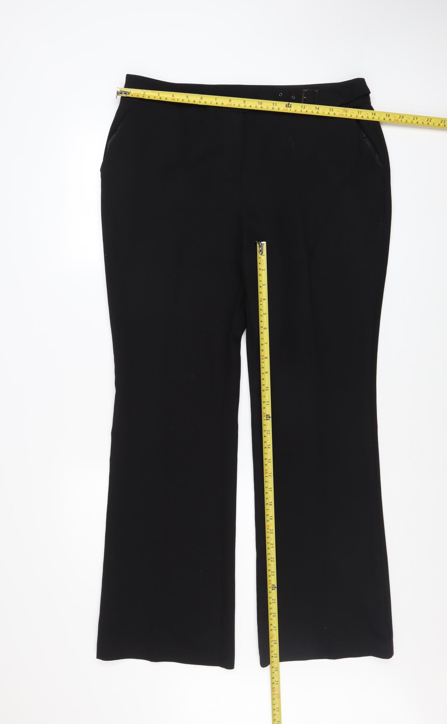 Next Women’s Black Dress Pants Trousers Size 14 Tall