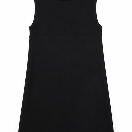 Marks and Spencer Women Black Size 12 Shift Knee Length Dress