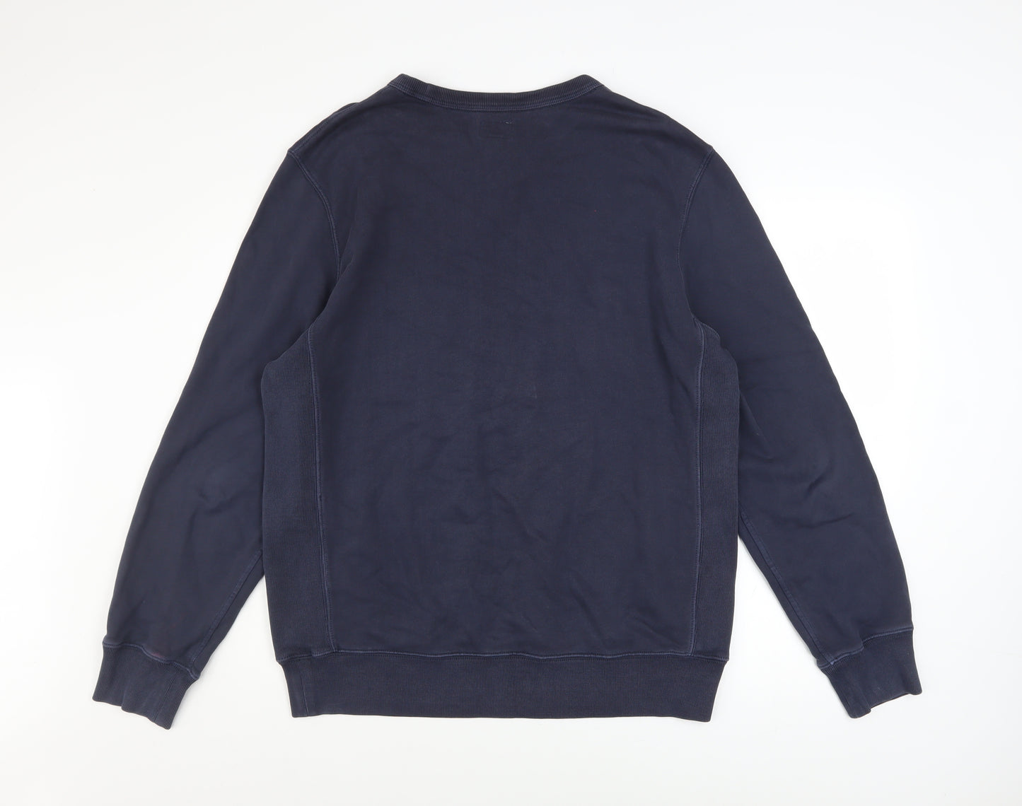 J.Crew Men's Blue Crew Neck Pullover Sweatshirt Size L