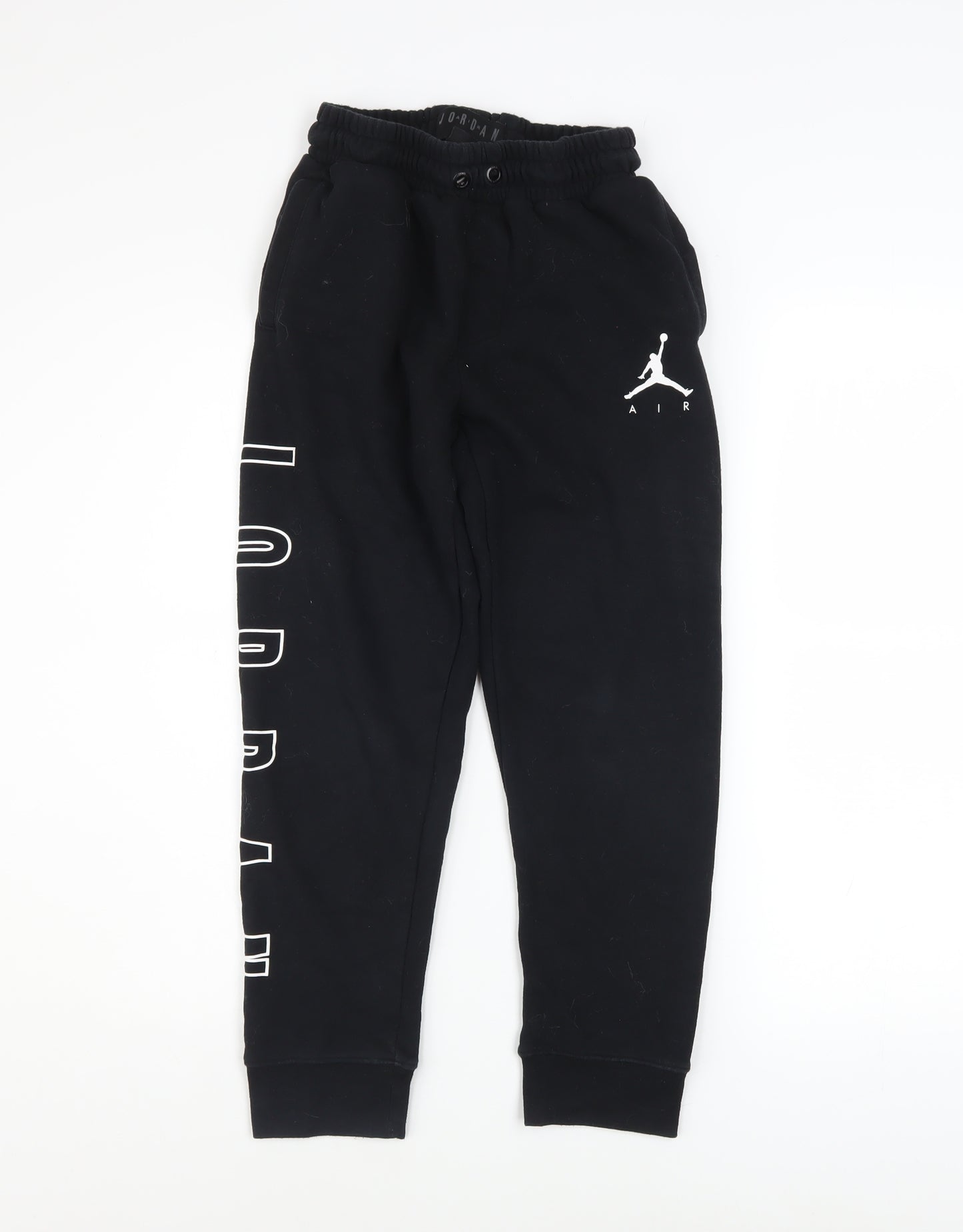 Jordan Boys Black Jogger Sweatpants Size 10-12 Years Cotton Blend