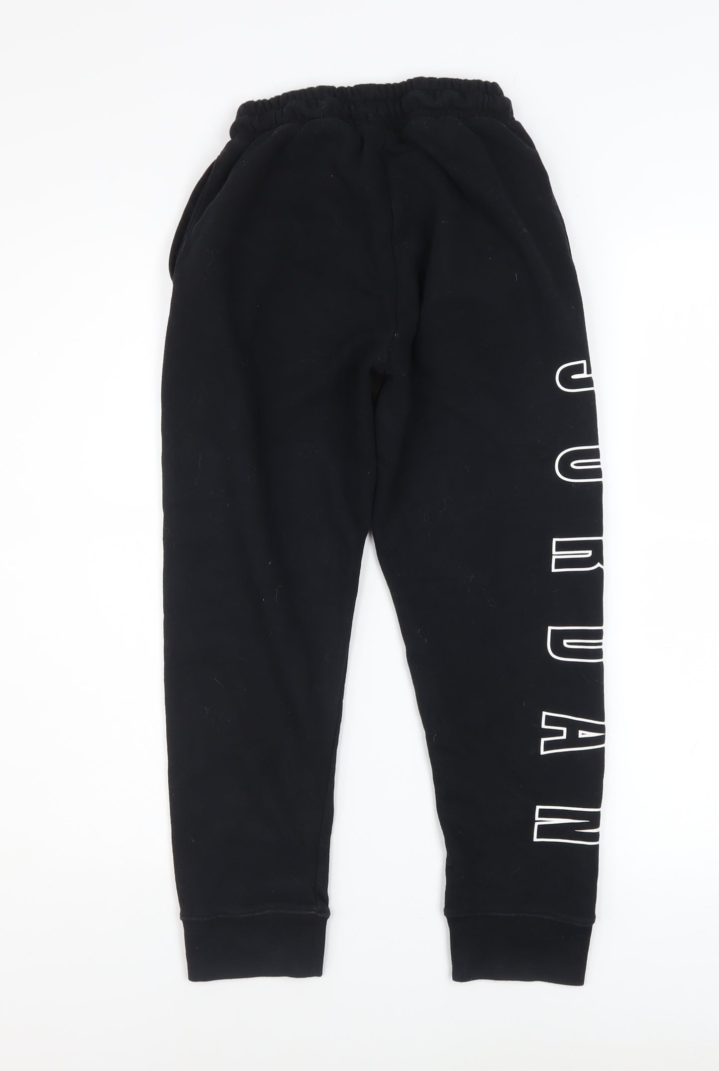 Jordan Boys Black Jogger Sweatpants Size 10-12 Years Cotton Blend