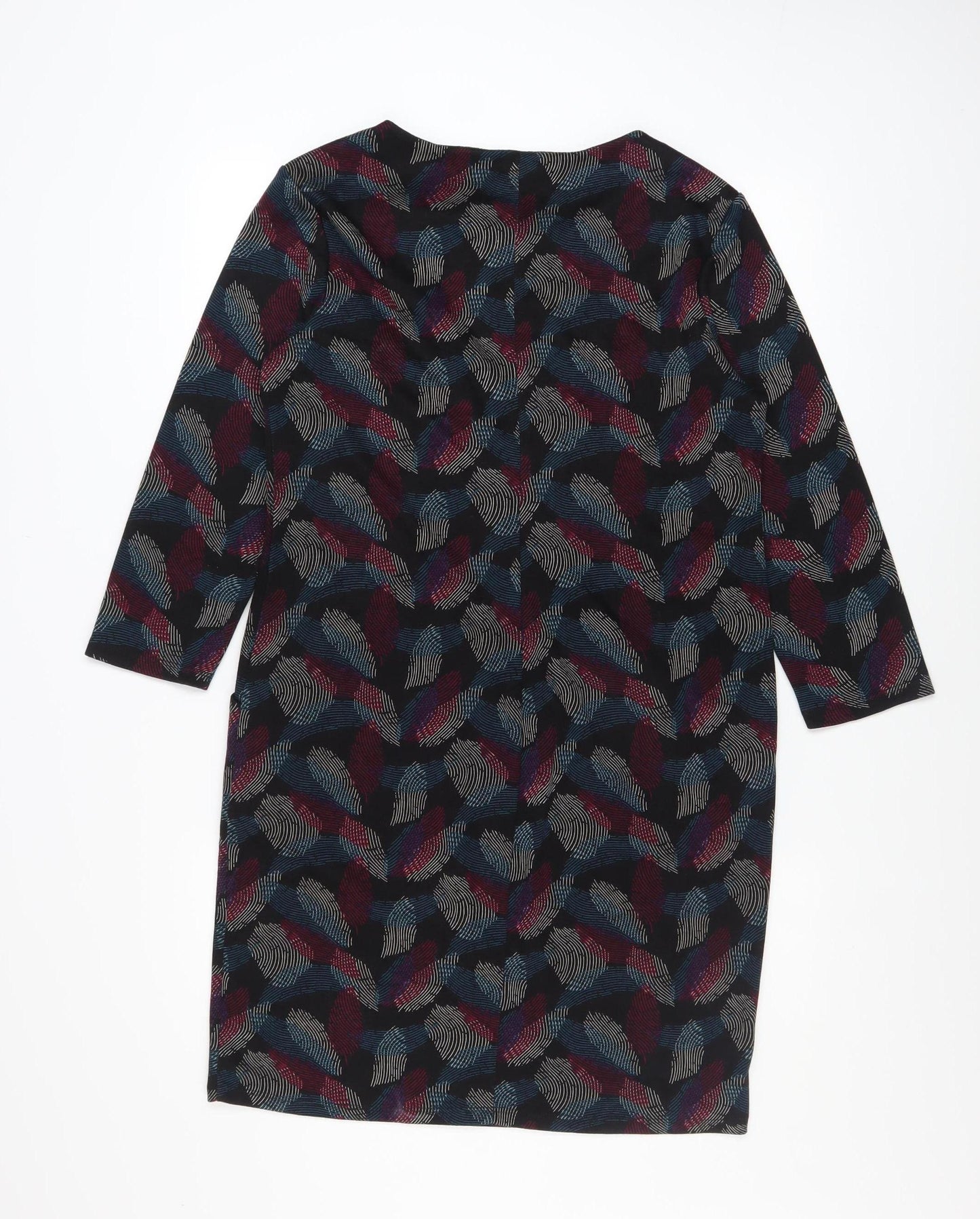 Roman Women Multicoloured Size 10 Shift Knee Length Dress