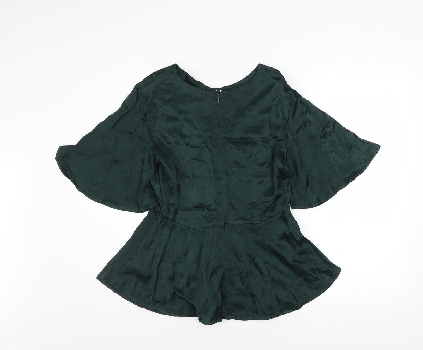 Monsoon Women’s Green Viscose Tunic Blouse Size 12