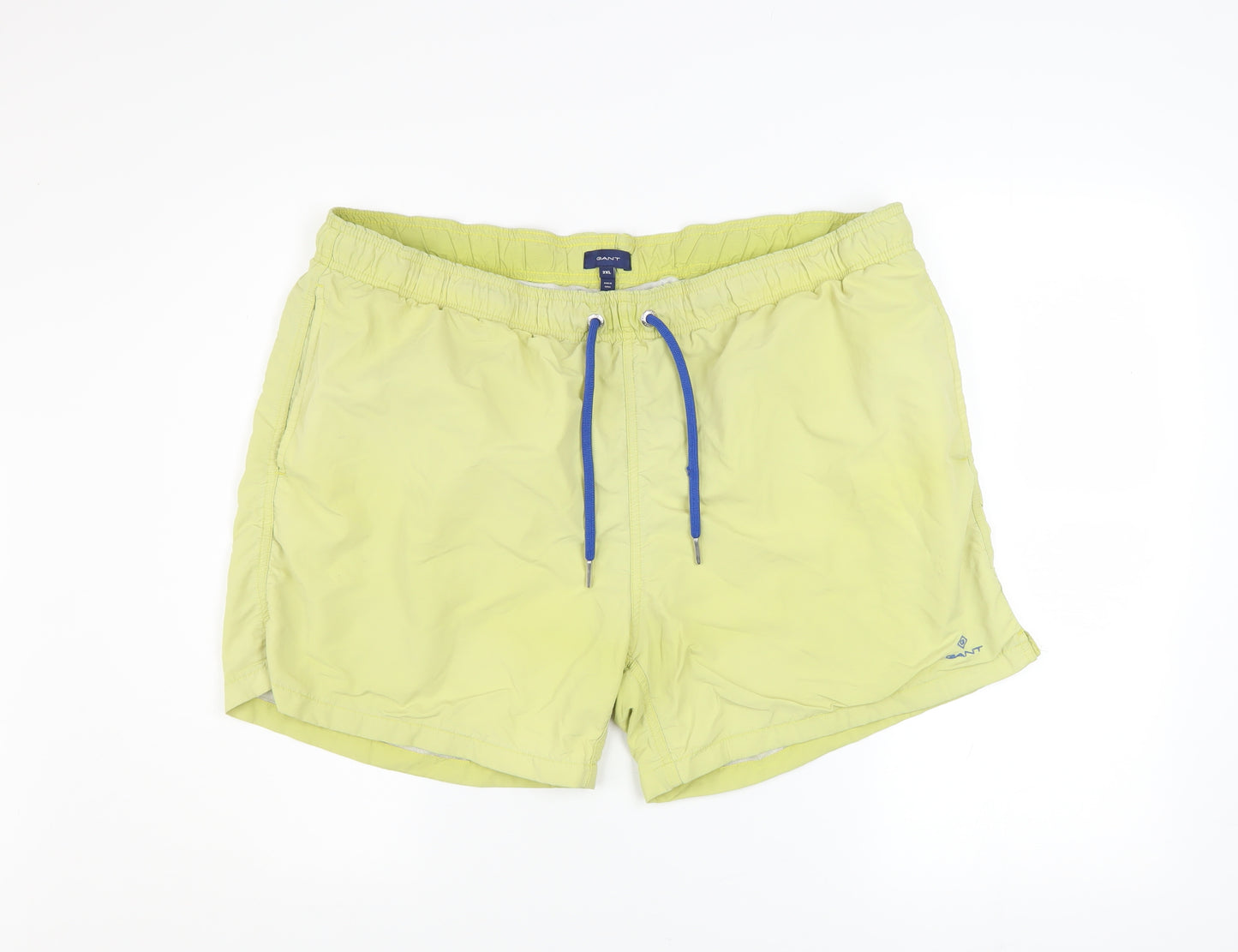 GANT Men's Yellow 2XL Swim Shorts Lightweight Quick Dry Polyamide