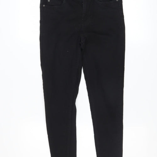 New Look Lift & Shape Black Skinny Jeans Women's UK 8 Mid Rise Stretch Denim