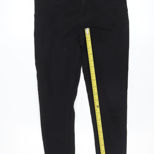 New Look Lift & Shape Black Skinny Jeans Women's UK 8 Mid Rise Stretch Denim