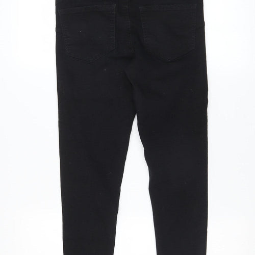 New Look Lift & Shape Black Skinny Jeans Women's UK 8 Mid Rise Stretch Denim