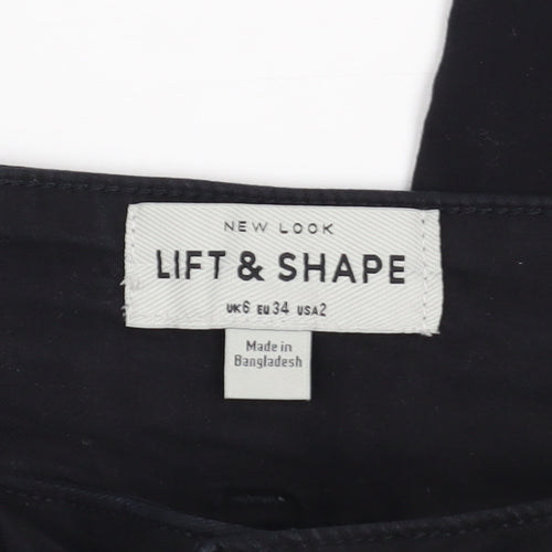 New Look Lift & Shape Black Skinny Jeans Women's UK 8 Mid Rise Stretch Denim