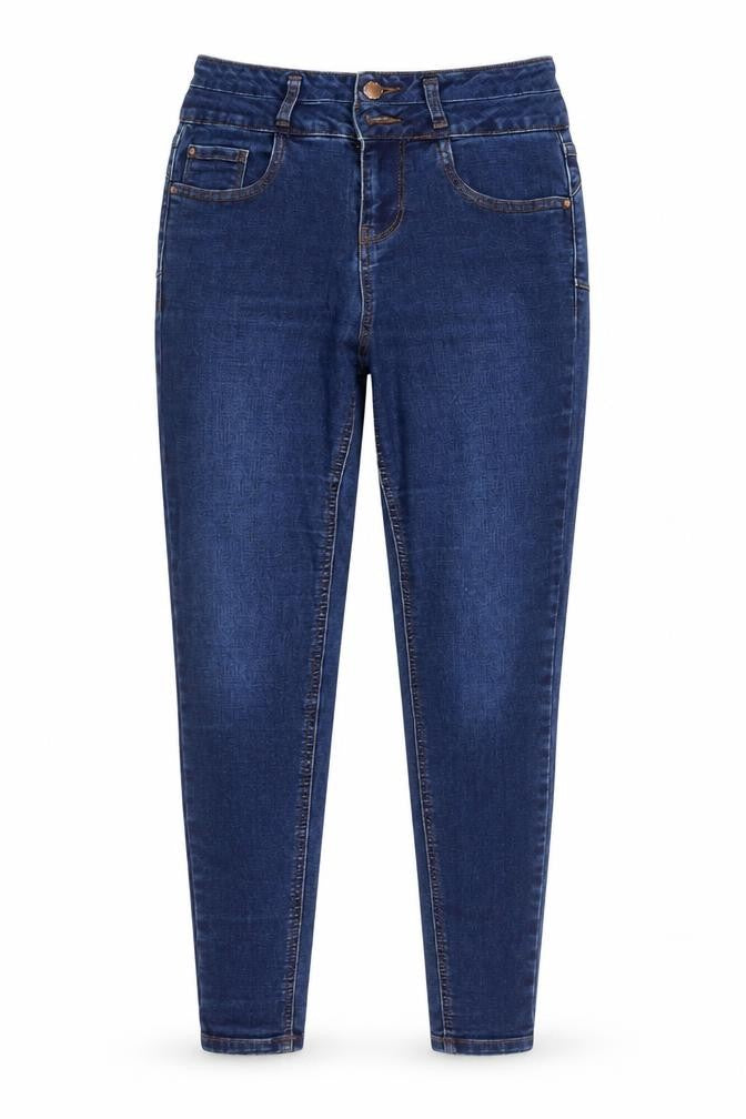 New Look Women Blue High Waist Skinny Jeans UK 8 Lift & Shape