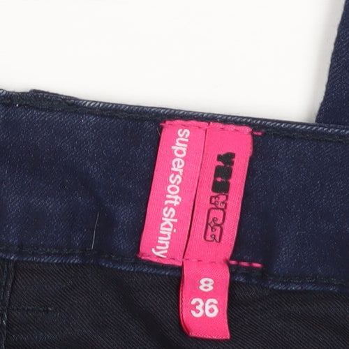 Y.D. Womens Blue Super Soft Skinny Jeans Size 8 Slim Fit