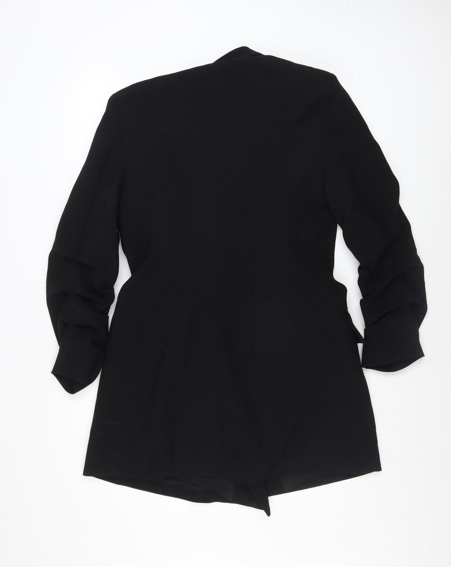 Zara Woman Black Double-Breasted Blazer Jacket Size M