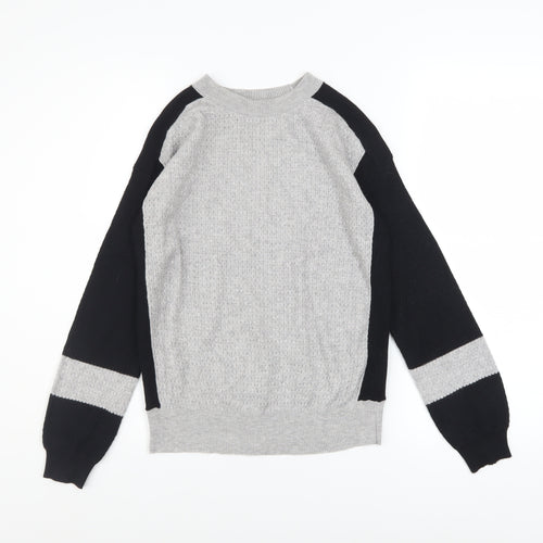 Marks and Spencer Women’s Grey Knit Raglan Sleeve Pullover Jumper Size S