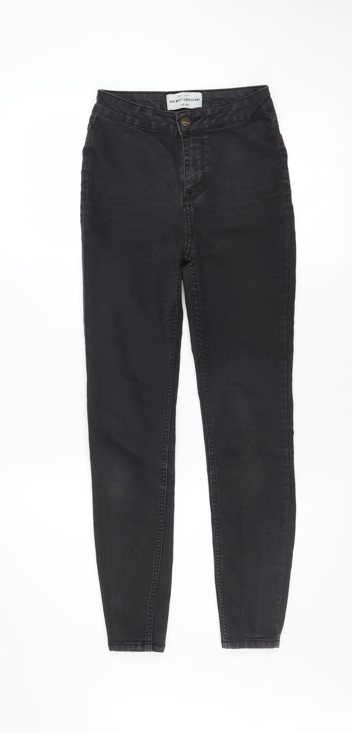 New Look Women's Black High Waist Super Skinny Jeans Size 6