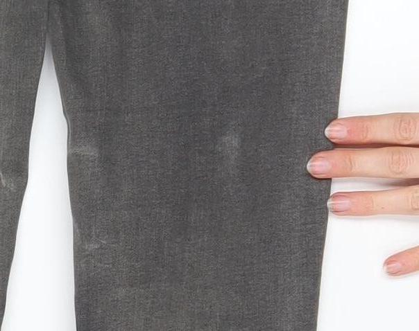 New Look Women Grey Skinny Jeans Size 8 Stretch Denim
