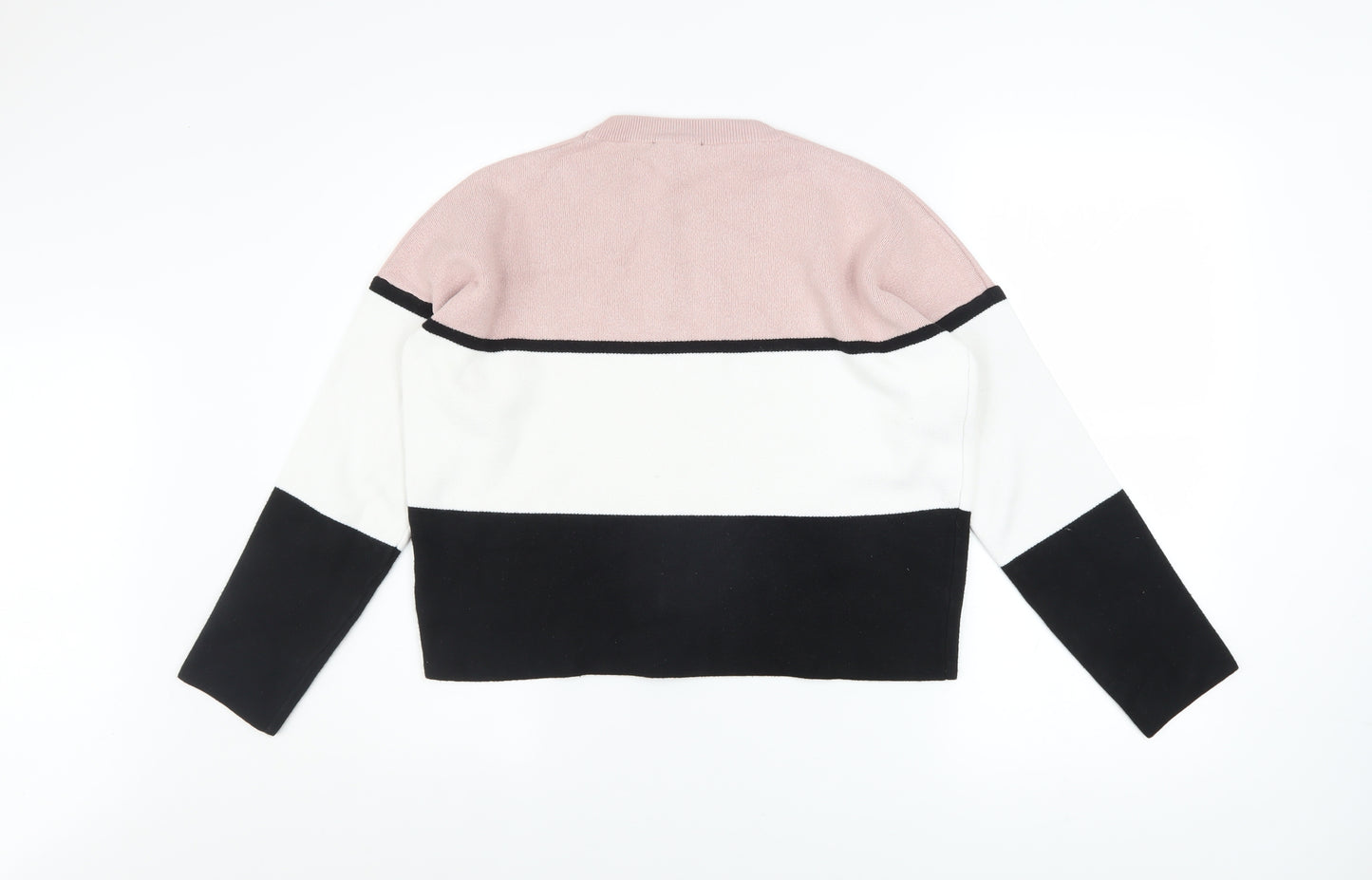 New Look Women's Multicoloured Striped Pullover Jumper Size S