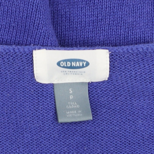 Old Navy Women’s Purple V-Neck Knit Pullover Jumper Size S Tall