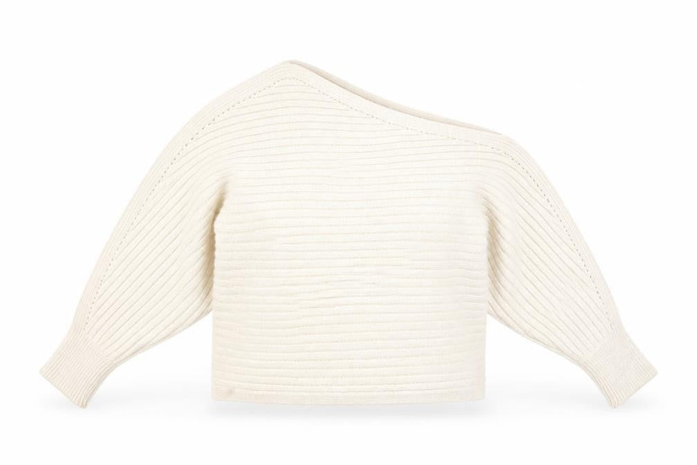 River Island Women’s Ivory Chunky Knit Dolman Jumper Size L