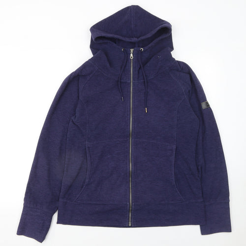Berghaus Women Purple Full Zip Hoodie UK 16 Polyester Outdoor XL