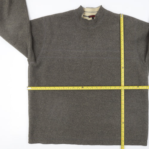 George Men’s Grey Fleece Pullover Sweatshirt XL Regular Fit