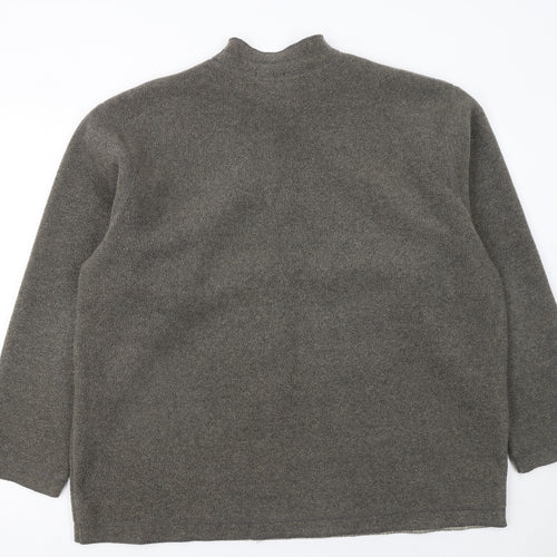 George Men’s Grey Fleece Pullover Sweatshirt XL Regular Fit