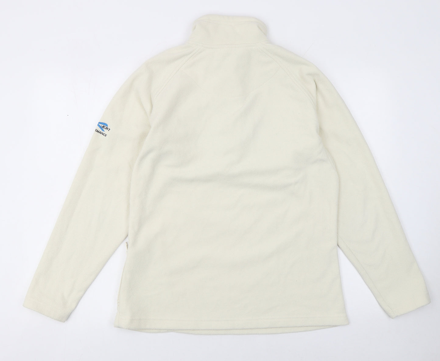 Regatta Women Ivory Fleece 1/2 Zip Lightweight Jacket UK 12