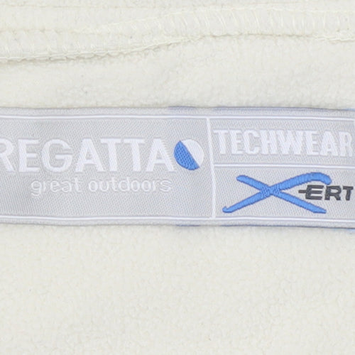 Regatta Women Ivory Fleece 1/2 Zip Lightweight Jacket UK 12