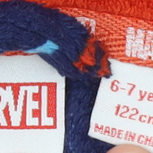 Marvel Boys Blue Fleece Avengers Hooded Robe 6-7 Years