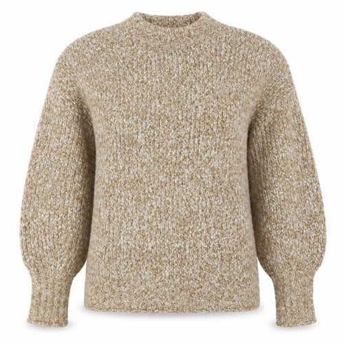 Topshop Women Beige Knit Pullover Jumper UK S Long Sleeve