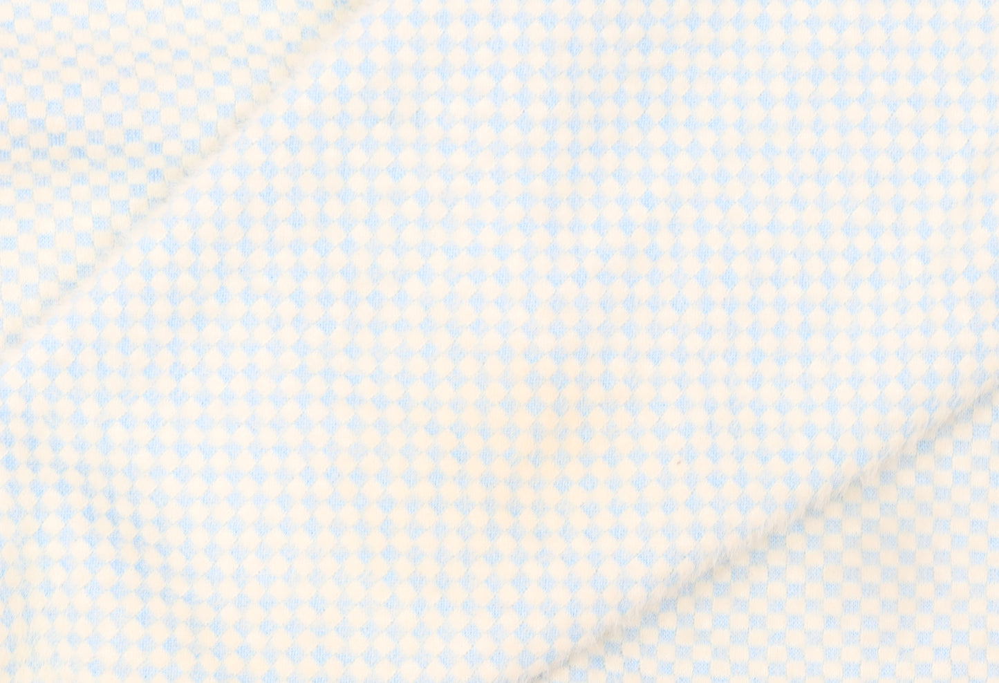 ZARA Women Blue Check V-Neck Button Cardigan Size M