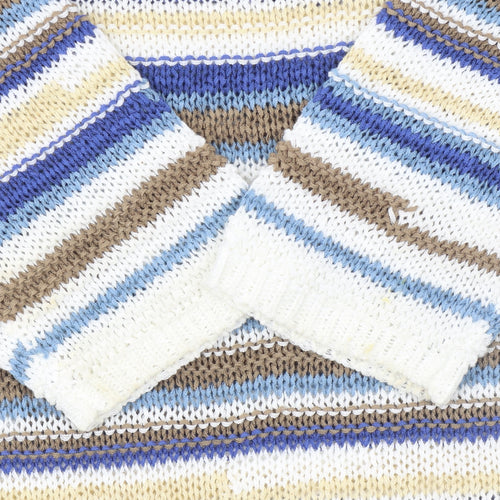 Anonymous Women’s Multicoloured Striped Knit Jumper Size S