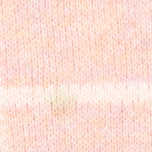 Miss Selfridge Women's Pink Check Crew Neck Pullover Jumper Size 8