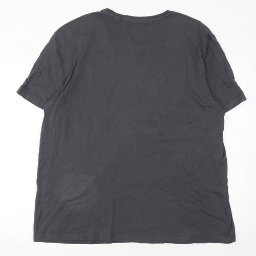 Tu Men’s Black Volkswagen Transporter Graphic Cotton T-Shirt 2XL