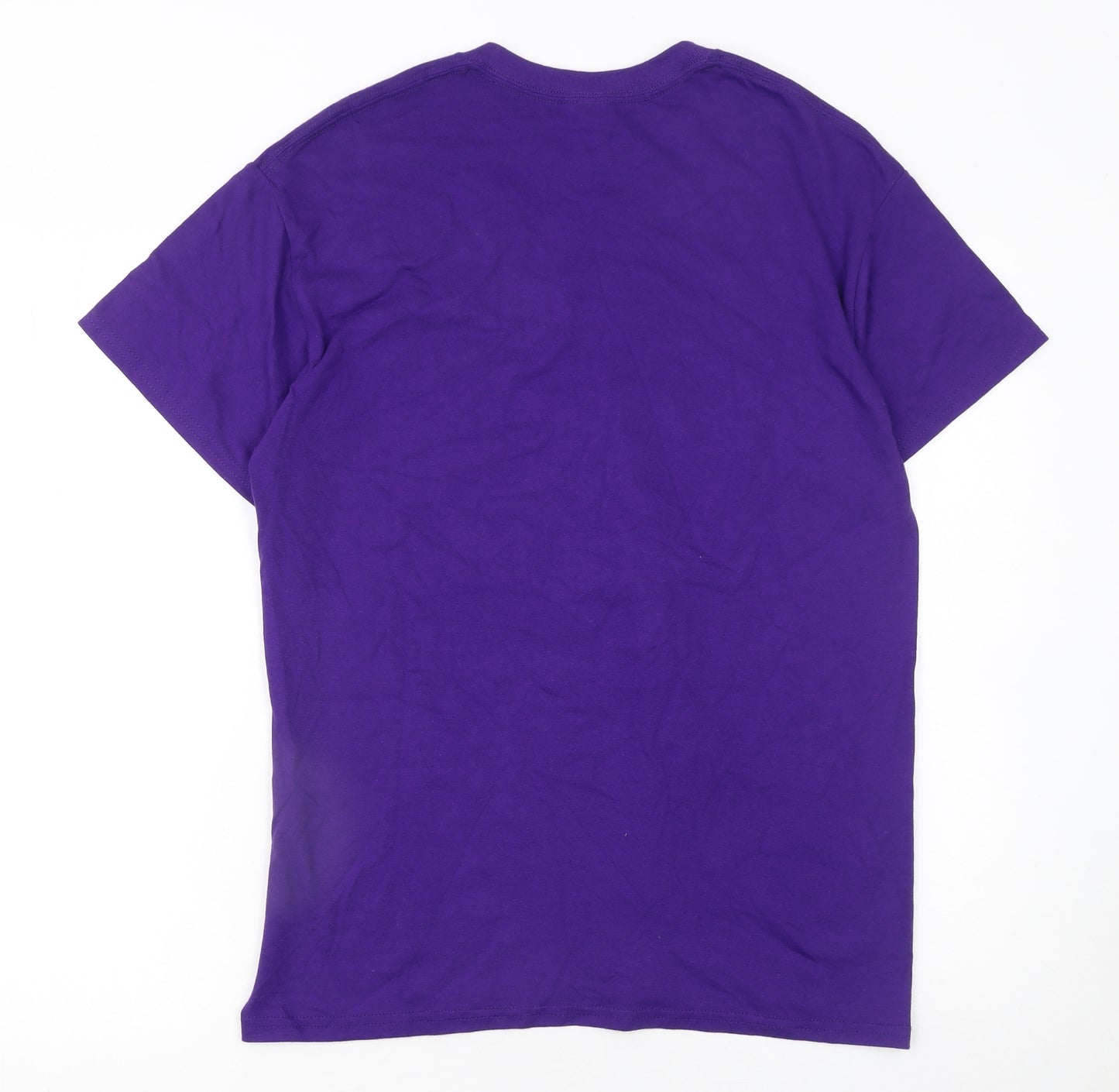 Gildan Men's Purple Heavy Cotton My Motorhome Graphic T-Shirt Size M