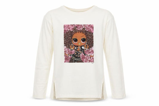 Next Girls White LOL Surprise Sequin Long Sleeve T-Shirt 11 Years