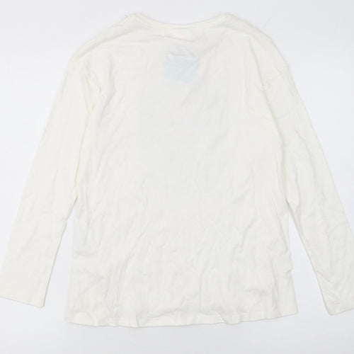 Next Girls White LOL Surprise Sequin Long Sleeve T-Shirt 11 Years