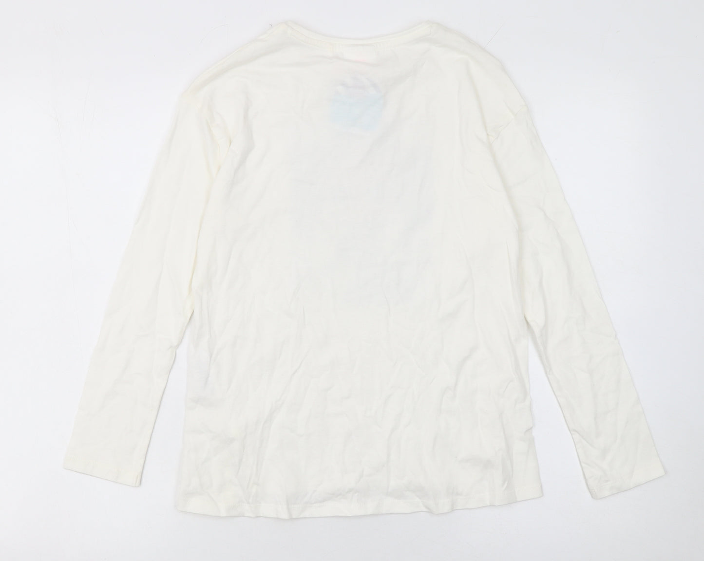 Next Girls White LOL Surprise Sequin Long Sleeve T-Shirt 11 Years