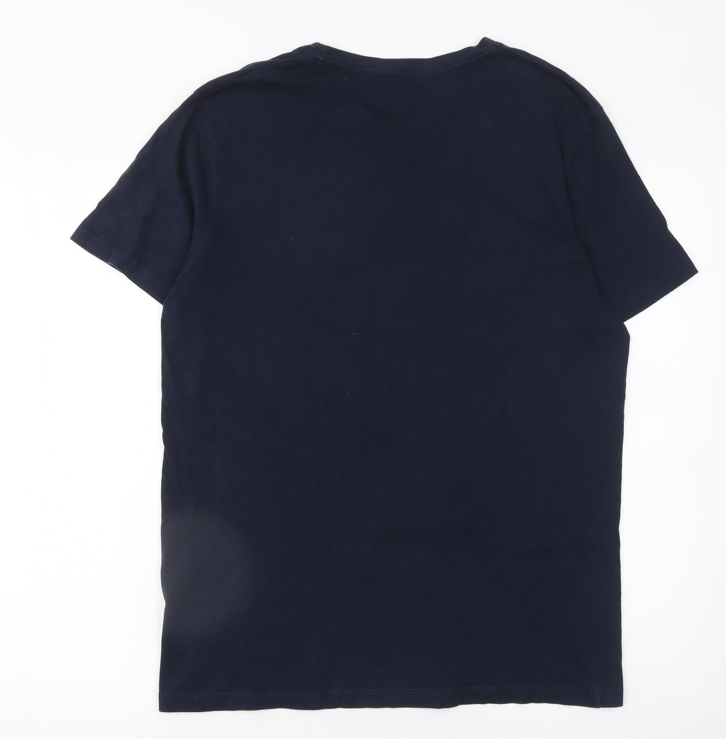 Jack & Jones Men’s Blue Utility Graphic Slim Fit T-Shirt XL