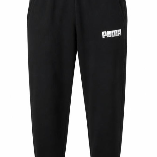 Puma Men's Black XL Jogger Sweatpants Tapered Fit
