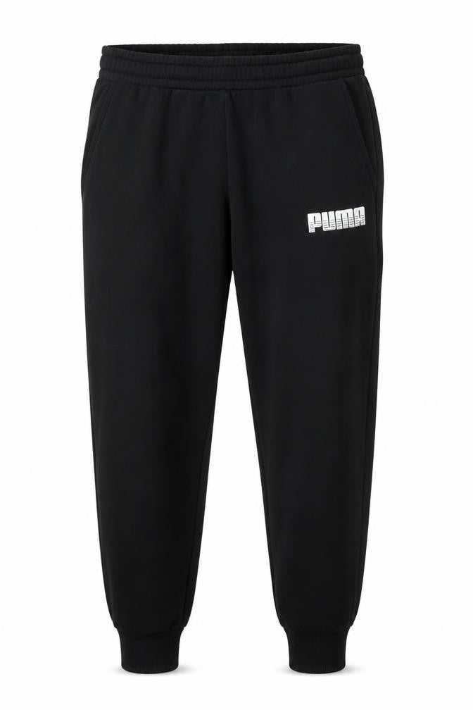 Puma Men's Black XL Jogger Sweatpants Tapered Fit