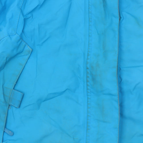 Mountain Warehouse Women Blue Waterproof 3-in-1 Hooded Jacket UK 12
