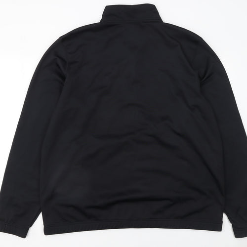 Nike Men's Black XL 1/2 Zip Windbreaker Activewear Jacket