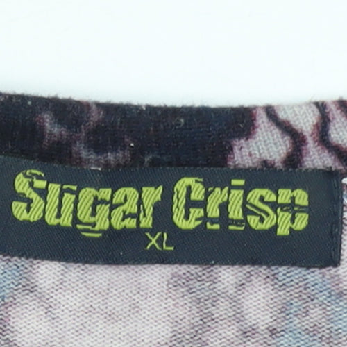 Sugar Crisp Women’s Multicoloured XL 3/4 Sleeve Stretch T-Shirt